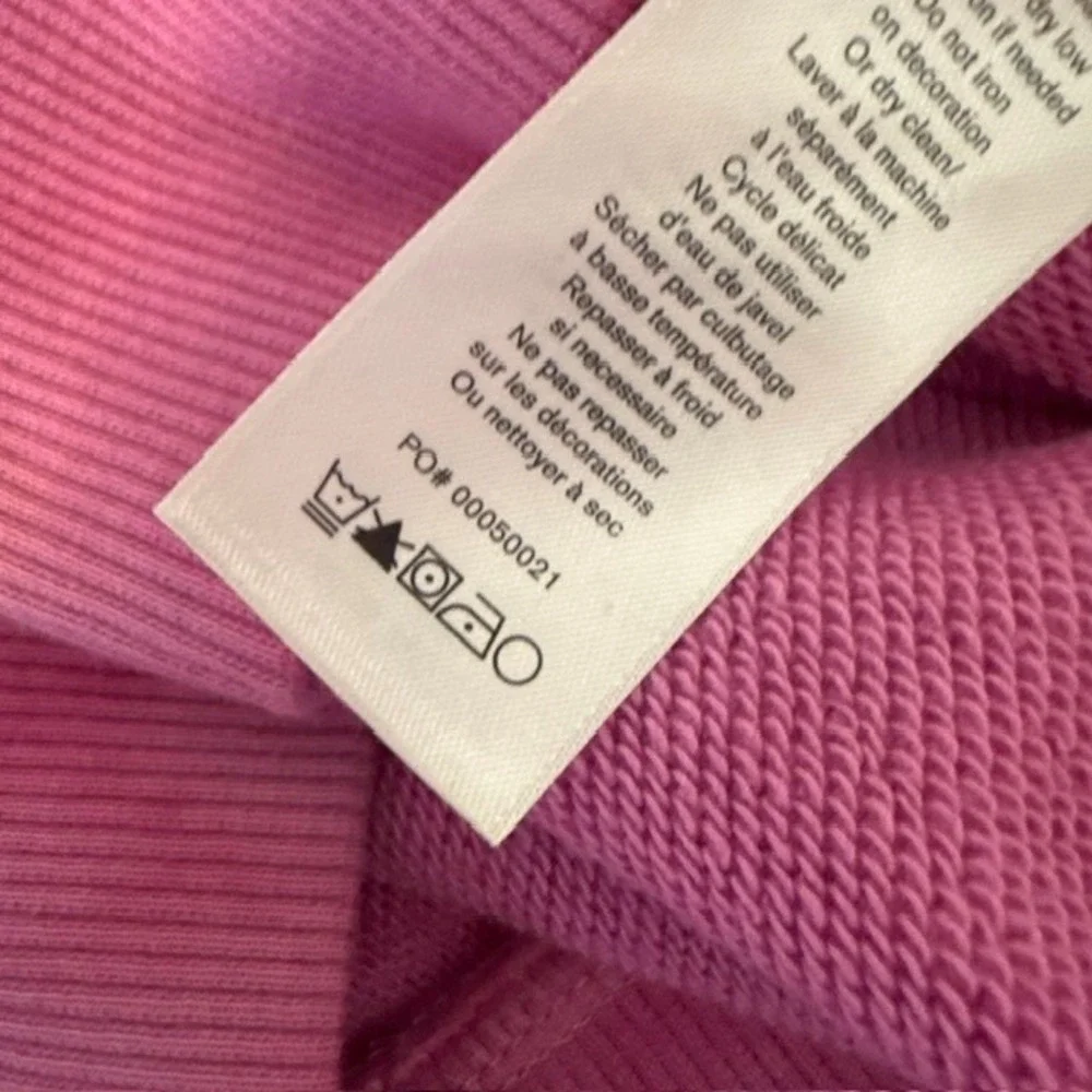 rag & bone City Tie Dye Sweatshirt (Cropped Pullover) Revolve Fua Pink XS